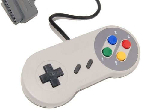 Super Controller SNES Ohjain Harmaa (ei original) SNES