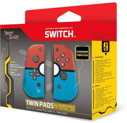 Steelplay Wireless Twin Pads Switch Red & Blue