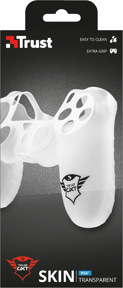Trust GXT 744T PS4 Ohjaimen silikonikuori läpikuultava