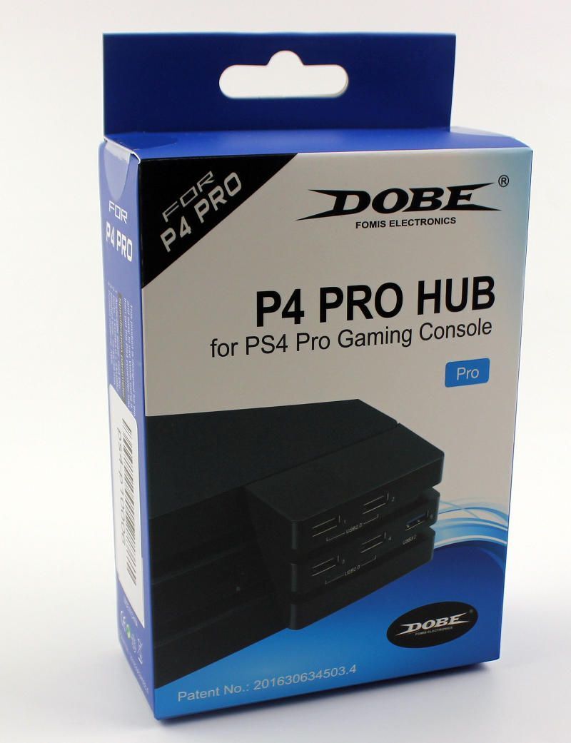 USB Hub 5 Porttinen PS4 PRO Musta Dobe