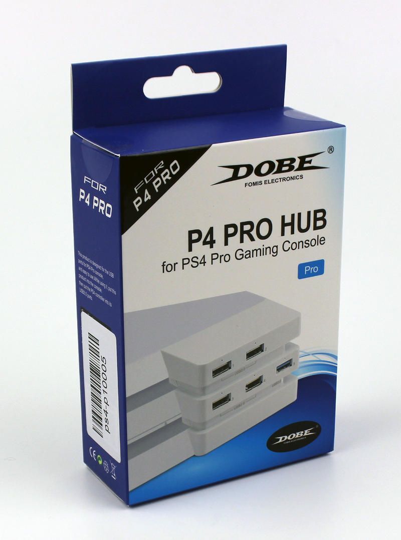 USB Hub 5 Porttinen PS4 PRO Valkoinen Dobe
