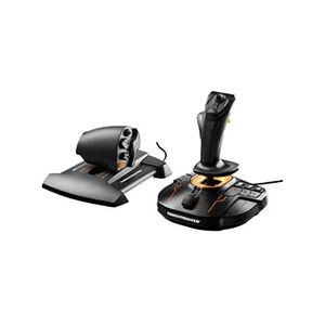 Thrustmaster Joystick Gaming et Manette des gaz Thrusmaster T.16000M FCS Hotas Noir et orange - Publicité