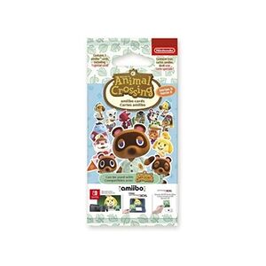 GENERIQUE Paquet de 3 cartes amiibo Animal Crossing Série 5 Nintendo - Publicité