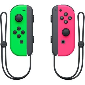 Paire de manettes Joy-Con Vert Néon & Rose Néon pour Nintendo Switch - Publicité