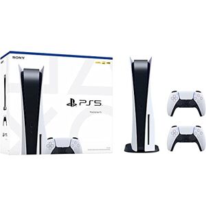 PS5 Console standard Sony PlayStation (avec lecteur) inclus 2x manette Dualsense compatibles pour PS5 - Publicité