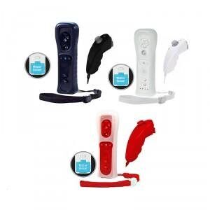 Trade Invaders Remote Plus + Manette Nunchuk Wii compatibles rouge - Publicité