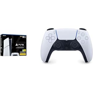 Playstation 5 Digital Slim + Manette DualSense Blanche - Publicité