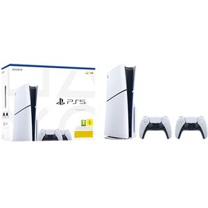 PlayStation Pack Console 5 (PS5) Edition Standard (Modèle Slim) Plus 2ème manette DualSense Blanche - Publicité