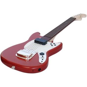 Mad Catz Guitare Pro Fender Mustang Rock Band 3 sans fil Rouge - Publicité