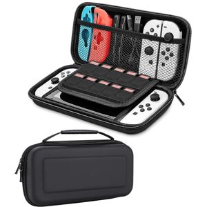 Étui Compatible avec Nintendo Switch et Switch OLED, Pochette Housse Coque Transport de Voyage pour Switch OLED, Protection Rangement pour Switch Console & Accessoire - Publicité