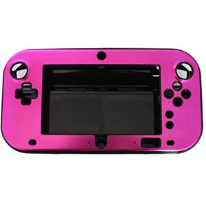 OSTENT Anti-choc Dur En Aluminium En Métal Boîtier De Couverture Case Shell Compatible pour Nintendo Wii U Gamepad Couleur Rose Rouge - Publicité