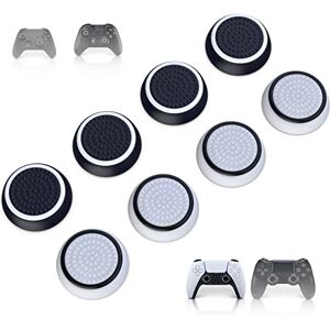 MatoSan ® PS4 Xbox PS5 Thumb-Stick Ensemble Accessoires Capuchons pour Poignées de Manette pour Xbox One Series X S Switch Pro Controller PS5 PS4 Attaches Protection Manette de Jeu (8 pièces) - Publicité