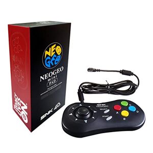 UNICOMVSX Neogeo Mini Manette, SNK Cable Gamepad Compatible avec NEO GEO mini et NEO-GEO Arcade Stick pro deux joueurs jouent simultanément (Noir) - Publicité