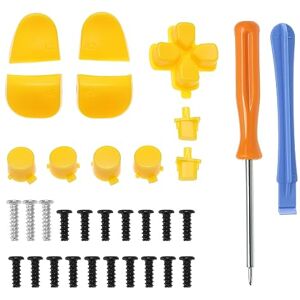 YINETTECH 37pcs Kit de Boutons Remplacement pour Manette de Jeu