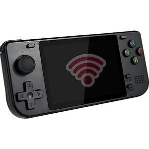 ZQJYMXY Consoles de Jeux Portables, Console de Jeu de Poche rétro Compatible PSP/PS1/N64/NDS Open Linux Tony System A53 Puce 128 Go Carte TF écran IPS 3,5 Pouces Batterie 3000 mAh (Size : Black) - Publicité