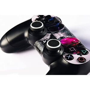 G-MOTIONS Protection Joystick pour Playstation Xbox SWTICH Thumbstick Protection Silicone Haut de Gamme avec matière Anti dérapante au Centre (Noir Blanc) - Publicité