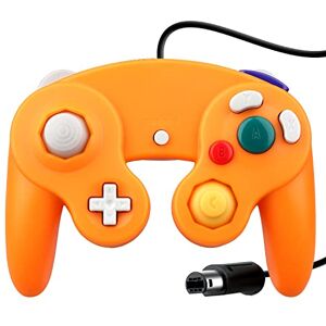 OSTENT Wired Choc Classique Controller Gamepad Joystick Joypad Compatible pour Nintendo GameCube NGC Wii Console Jeux Vidéo Couleur Orange - Publicité