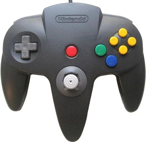 Refurbished: Nintendo 64 Official Black Controller