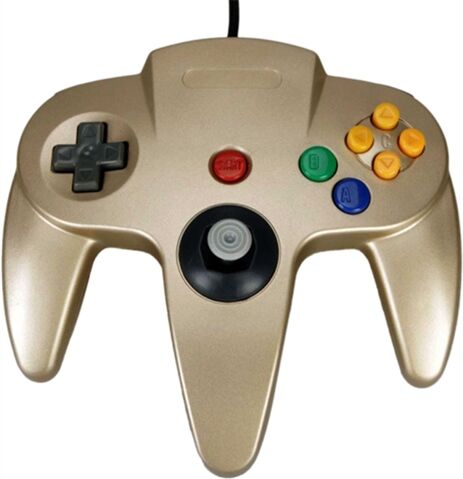 Refurbished: Nintendo 64 Official Gold Controller