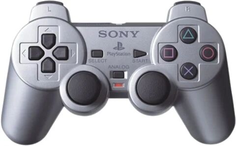 Refurbished: Official Sony PlayStation 2 DualShock 2 Controller - Silver