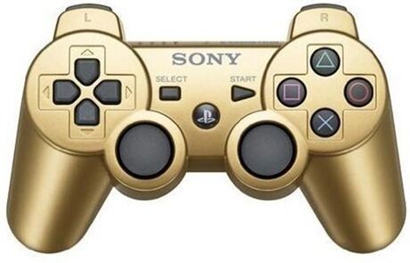 Refurbished: PS3 Official Dual Shock 3 Gold Controller