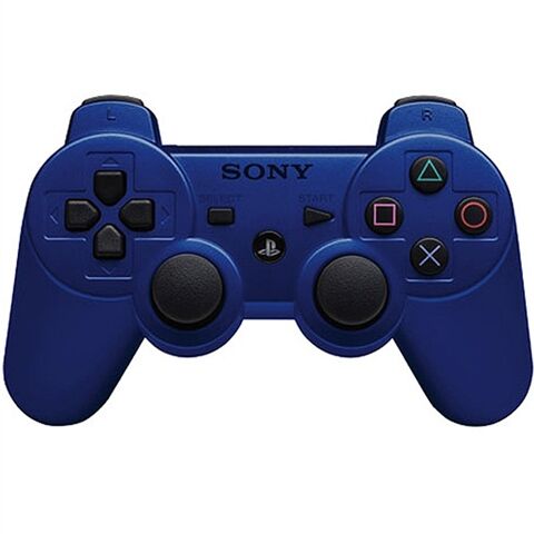 Refurbished: PS3 Official Dual Shock 3 Blue Controller