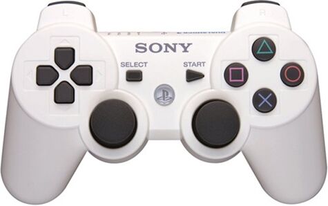 Refurbished: PS3 Official Dual Shock 3 White Control