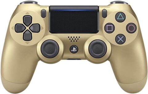 Refurbished: PS4 Official Dual Shock 4 Gold Controller (2017)
