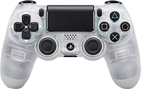Refurbished: PS4 Official Dual Shock 4 Crystal Controller