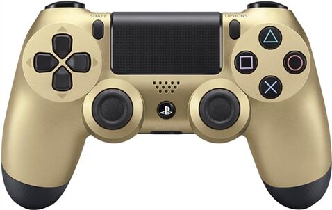 Refurbished: PS4 Official Dual Shock 4 Gold Controller