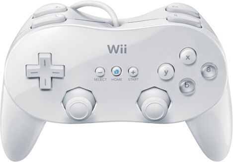 Refurbished: Nintendo Wii Official Classic White Cont. Pro