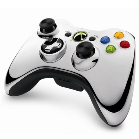 Refurbished: X360 Official Wireless Pad Chrome Silver