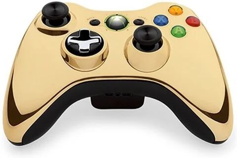 Refurbished: X360 Official Wireless Pad Chrome Gold