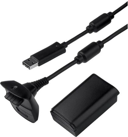 Refurbished: 360 Official Play & Charge Kit/Black