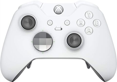 Refurbished: Xbox One Official White Elite Wireless Controller W/ Case + All Parts