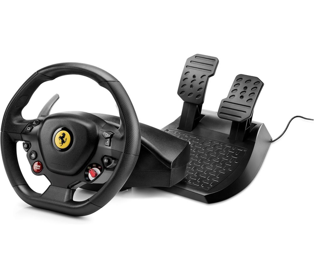 Thrustmaster T80 Ferrari 488 GTB Edition Racing Wheel &amp; Pedals