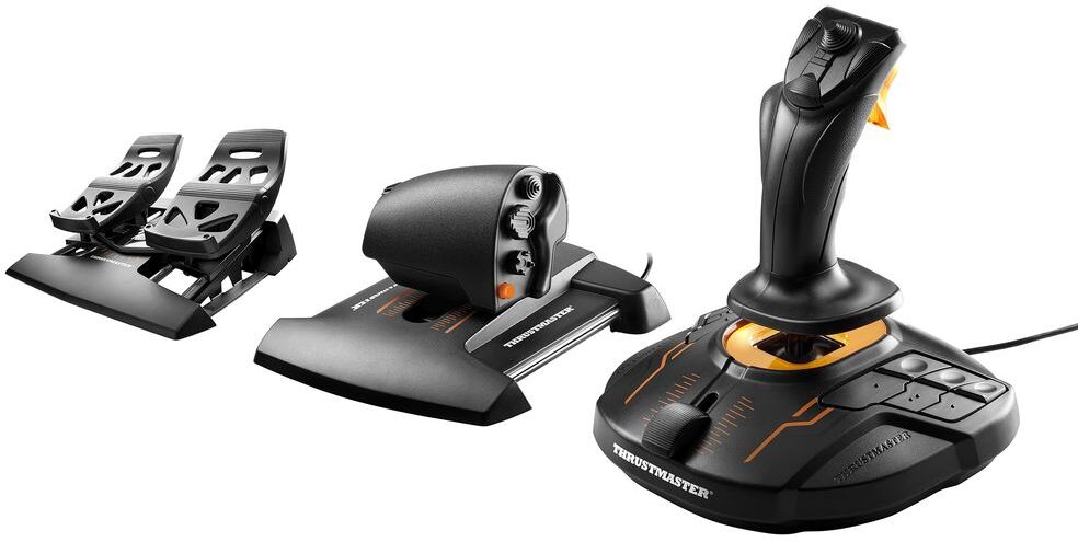 Thrustmaster T16000M Flight Pack Joystick, Throttle &amp; Pedals