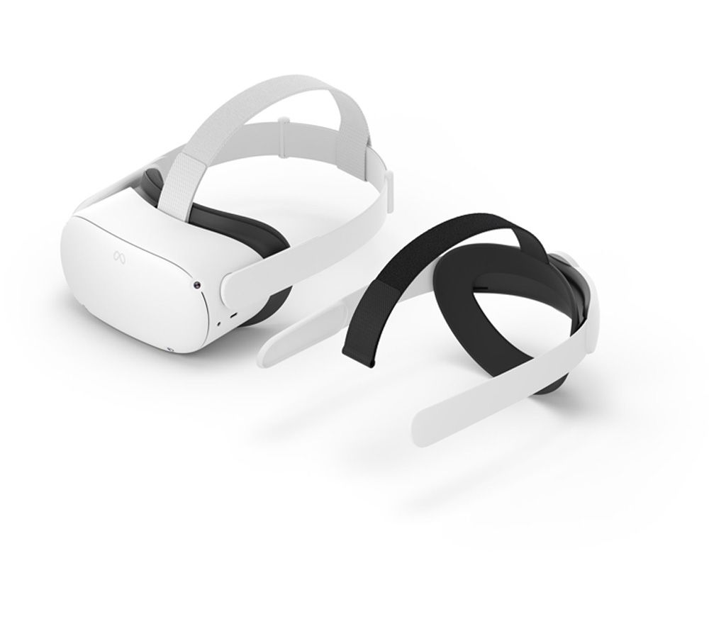 OCULUS Quest 2 VR Gaming Headset &amp; Elite Strap Bundle - 128 GB