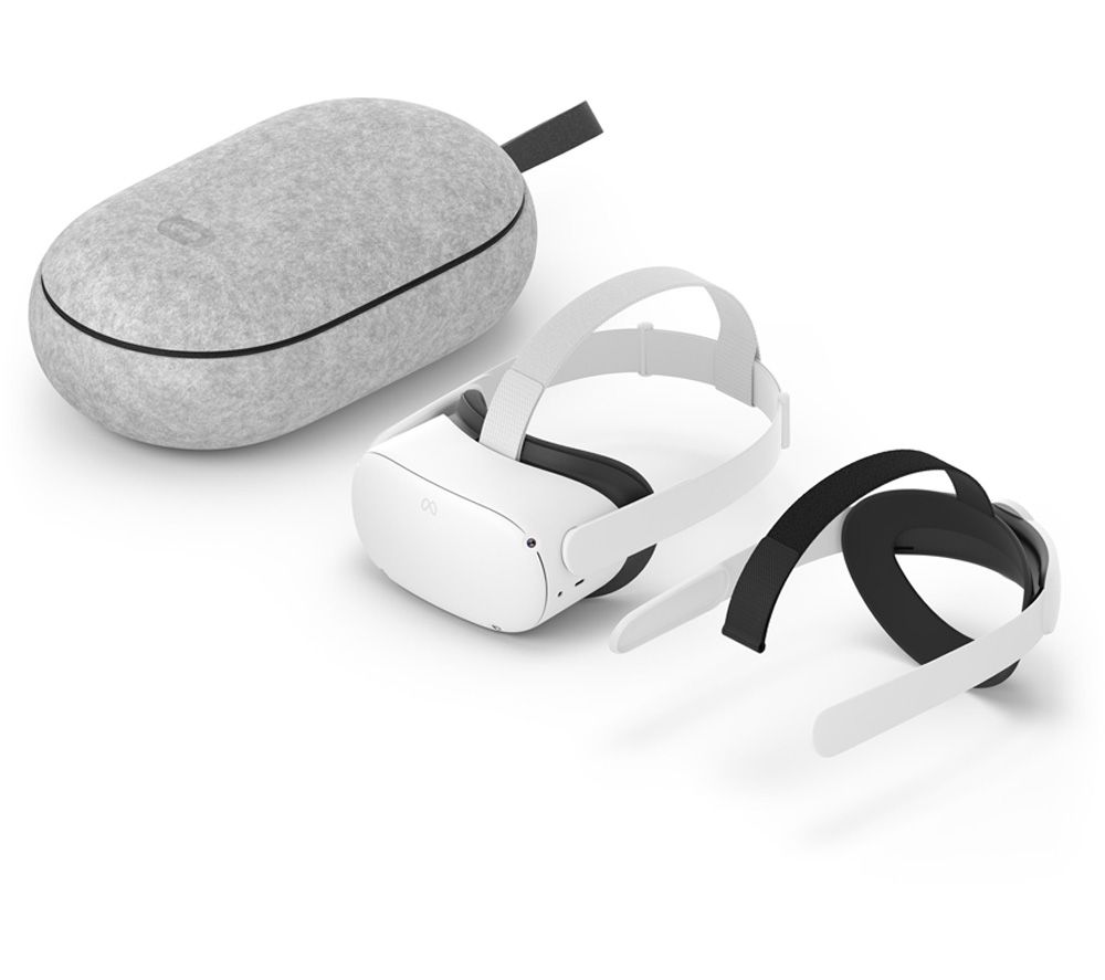 OCULUS Quest 2 VR Gaming Headset, Elite Strap &amp; Carry Case Bundle - 256 GB