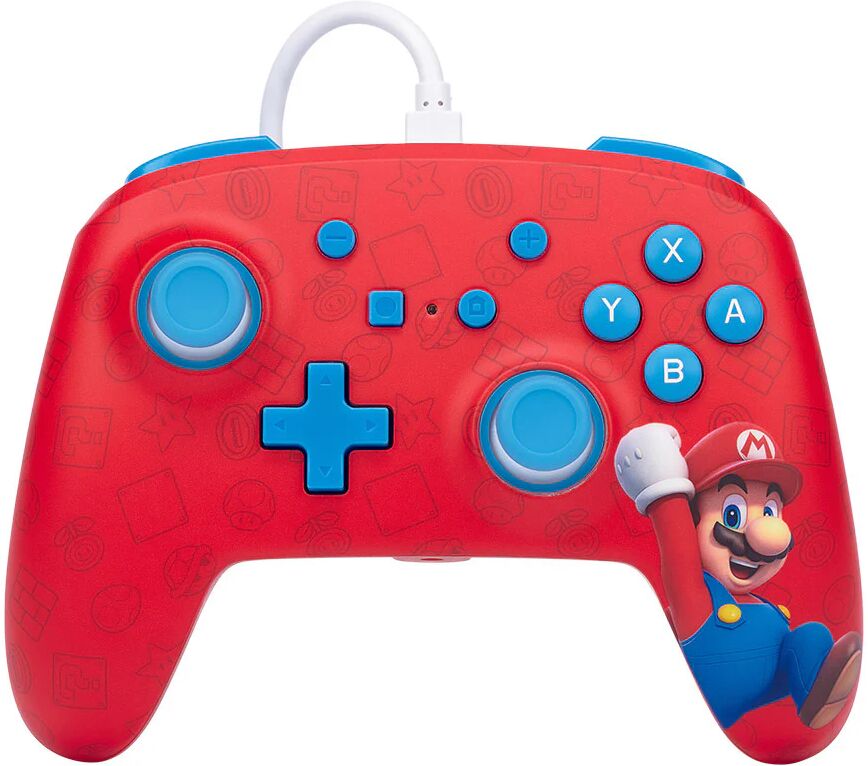 PowerA Controller cablato avanzato per Nintendo - Woo-hoo! Mario