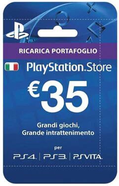 Sony Playstation Live Cards Hang 35 Euro smart card Blu