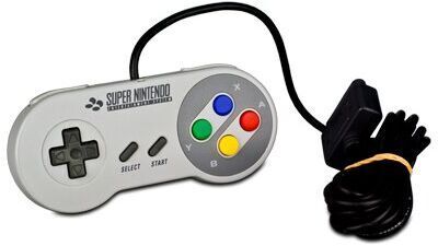 Nintendo SNES Controller   grigio