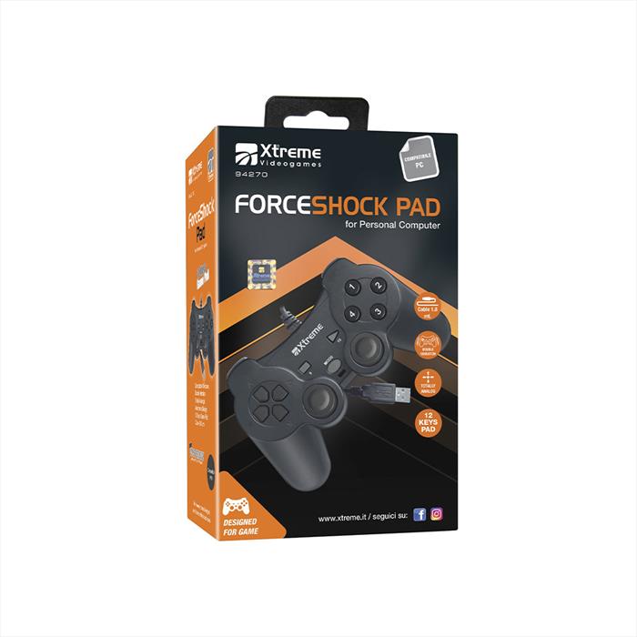 Xtreme 94270 Pc Joy Pad Full Analog-nero