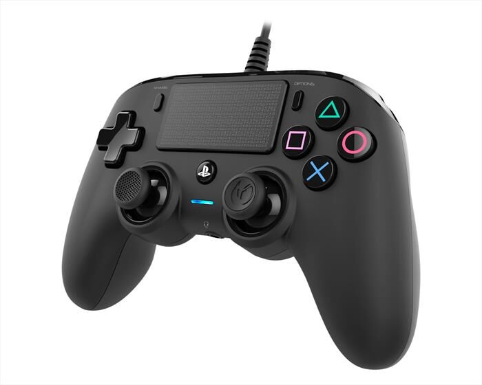 NACON Pad Ps4 Black Wired-nero