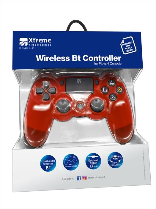 Xtreme Wireless Bt Controller-rosso