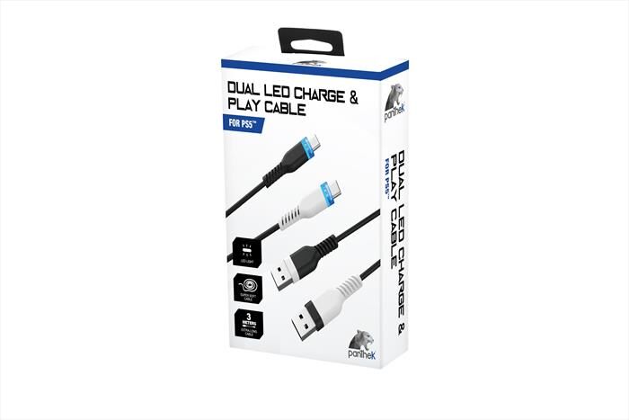 PANTHEK Dual Led Charge & Play Cable Ps5