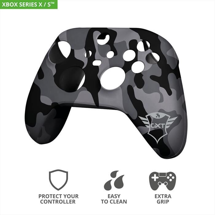Trust Gxt749k Controller Skin Xbox-black Camouflage
