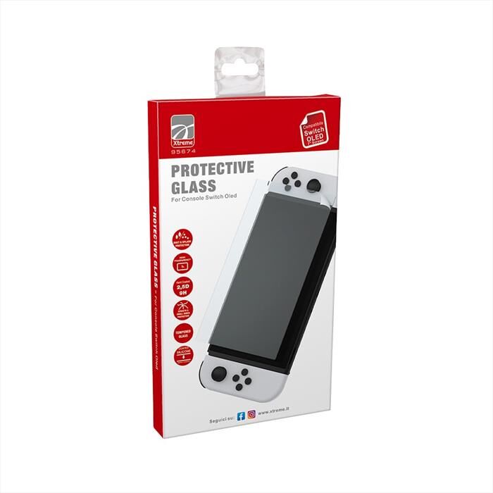 Xtreme Protection Glass Per Nintendo Switch Oled-trasparente