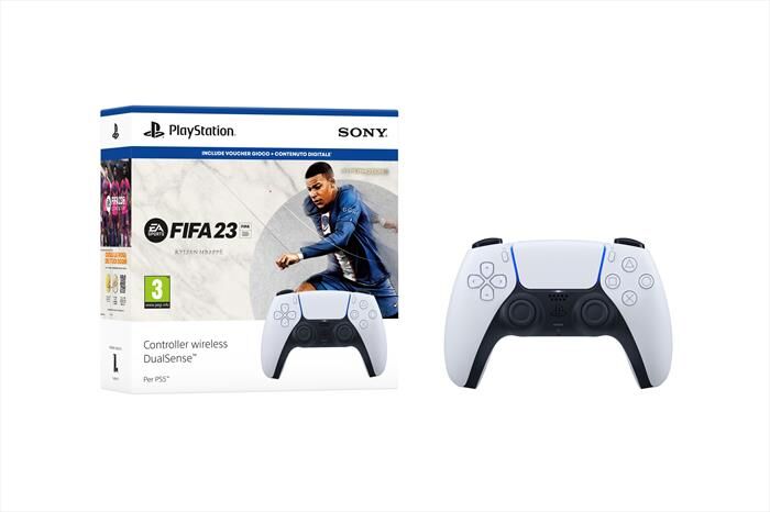 Sony Dualsense White + Fifa 23 + Fut Vch-bianco