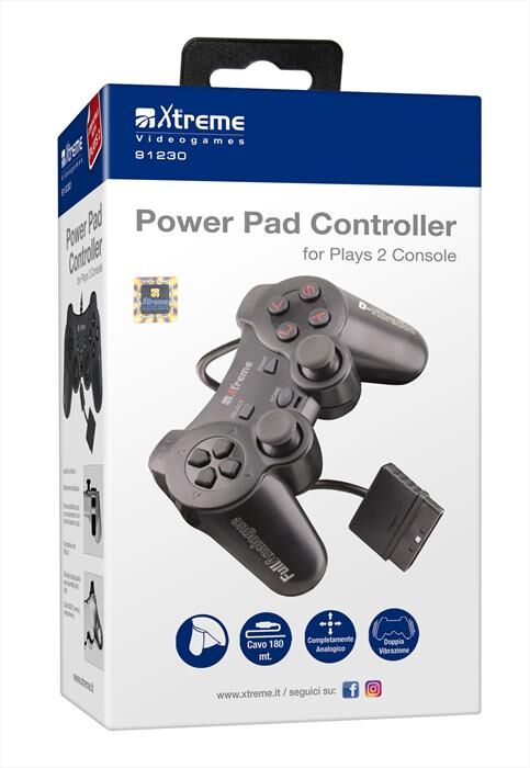 Xtreme 91230 Ps2 Joypad Dualshock-nero